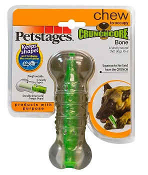 Petstages игрушка "Хрустящая косточка" резиновая (средняя) для собак