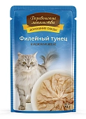 Деревенские лакомства пауч для кошек (кусочки в нежном желе)