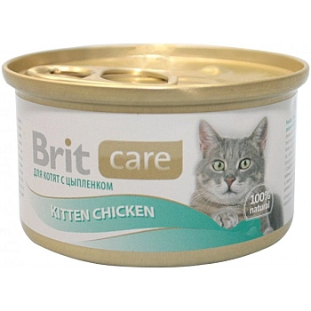 Brit Care Kitten консервы для котят (кусочки)