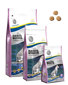 Bozita Feline Sensitive Hair & Skin для кошек с чувствительной кожей и шерстью
