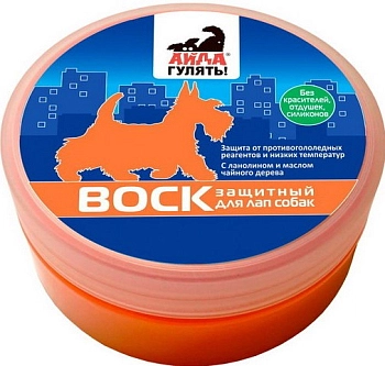 Воск защитный Айда гулять для лап собак (100 г.)