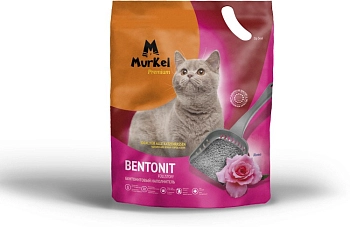 Murkel наполнитель минеральный комкующийся роза