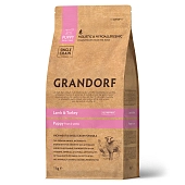 Grandorf Lamb & Turkey Puppy корм для щенков всех пород