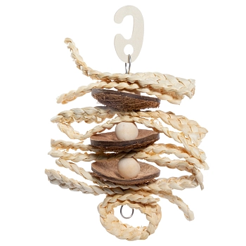 Triol NATURAL игрушка для птиц-подвеска "Косички"