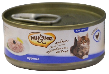Мнямс консервы для котят (кусочки в желе)