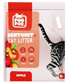 Pоo Pee наполнитель минеральный впитывающий Яблоко