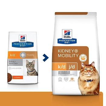 Hill's Prescription Diet k/d+Mobility Kidney+Joint Care корм для кошек