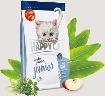 Happy Cat Supreme Sensitive Junior корм для котят с чувствительным пищеварением