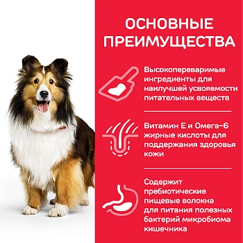 Hill's Science Plan Sensitive Stomach & Skin сухой корм для собак для здоровья кожи и пищеварения
