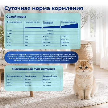 Jarvi сухой монопротеиновый полнорационный корм для котят
