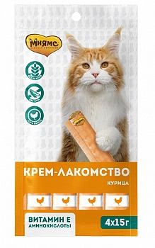 Мнямс Крем-лакомство для кошек