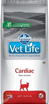 Vet Life Cat Cardiac корм для кошек при хронической сердечной недостаточности
