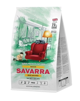 SAVARRA Indoor Adult Cat Сухой корм для взрослых кошек живущих в помещении