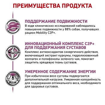 Royal Canin Mobility C2P+ корм для собак при заболеваниях опорно-двигательного аппарата