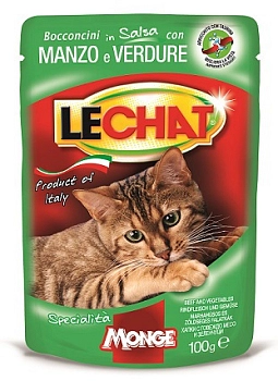Lechat Pouch пауч для кошек (кусочки в соусе)