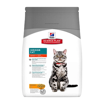 Hill's Science Plan Indoor Cat корм для взрослых кошек, живущих в домашних условиях