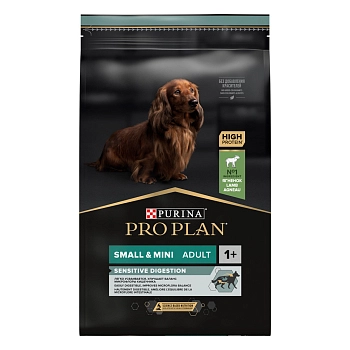 Pro Plan Small & Mini Adult Sensitive Digestion корм для взрослых собак мелких и карликовых пород