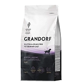 Grandorf VET Hypoallergenic при пищевой аллергии корм для собак