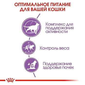 Royal Canin Sterilised 7+ для стерилизованных кошек и кастрированных котов старше 7 лет