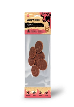 Country snack лакомство "Медальоны мясные" для собак