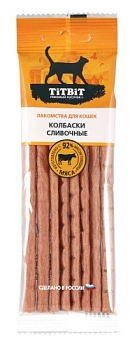 TiTBiT "Золотая коллекция" колбаски Сливочные для кошек