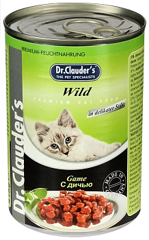 Dr. Clauder's консервы для кошек (кусочки в желе)