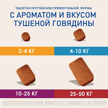 Фронтлайн НексгарД M №3 таблетки жевательные для собак 4-10 кг (28,3 мг.)