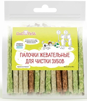 Dog Fest Палочки жевательные для чистки зубов
