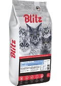 Blitz Sterilised Cat для стерилизованных кошек и кастрированных котов