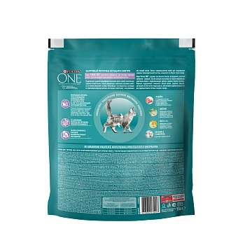 Purina One корм для взрослых кошек с чувствительным пищеварением