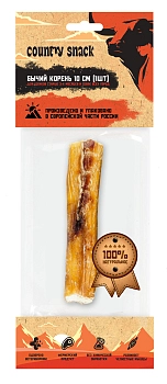 Country snack лакомство "Бычий корень" для собак 10 см. (1 шт.)