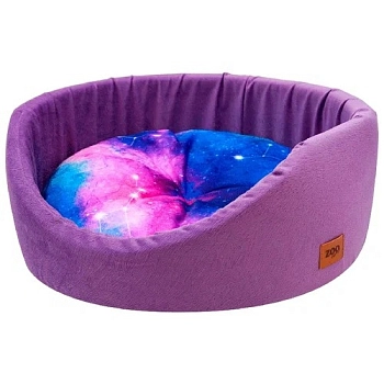 ZOOexpress лежанка круглая космос