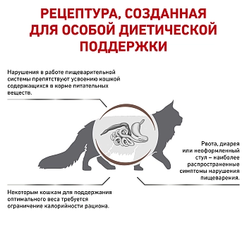 Royal Canin Gastrointestinal Moderate Calorie корм для кошек при патологии ЖКТ