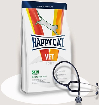 Happy Cat VET Diet Skin корм для кошек с чувствительной кожей