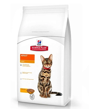 Hill's Science Plan Feline Adult Light корм для кошек с лишним весом