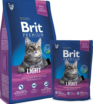 Brit Premium Cat Light для кошек склонных к излишнему весу