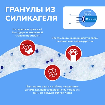 Ortiga наполнитель силикагелевый впитывающий