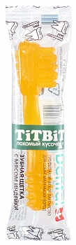 TiTBiT Dental+ Зубная щетка с мясом индейки для собак маленьких пород