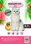 Elegant Cat наполнитель растительный комкующийся Tofu Pink Peach