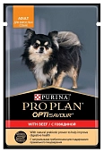 Pro Plan пауч для собак мелких и карликовых пород (кусочки в соусе)