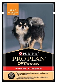 Pro Plan пауч для собак мелких и карликовых пород (кусочки в соусе)