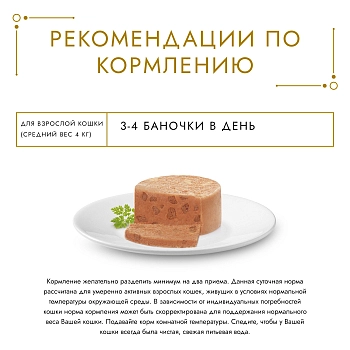 Gourmet Gold консервы для кошек (кусочки в паштете)