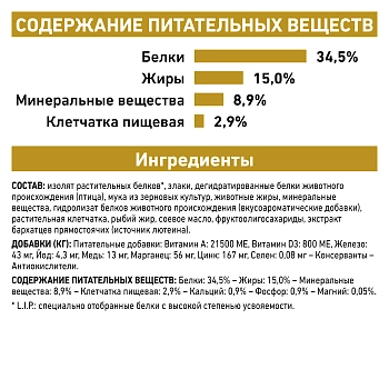 Royal Canin Urinary S/O корм для кошек при лечении МКБ