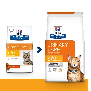 Hill's Prescription Diet c/d Multicare Urinary Care корм для кошек диета при МКБ
