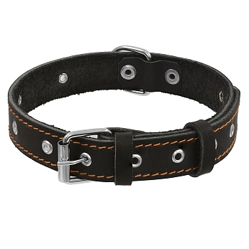 Dono Della ошейник кожаный безразмерный