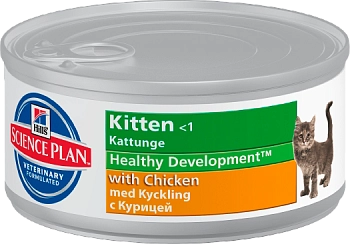Hill's Science Plan Kitten Healthy Development консервы для котят (паштет)