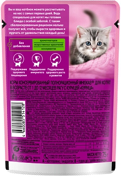 Whiskas пауч для котят (рагу)