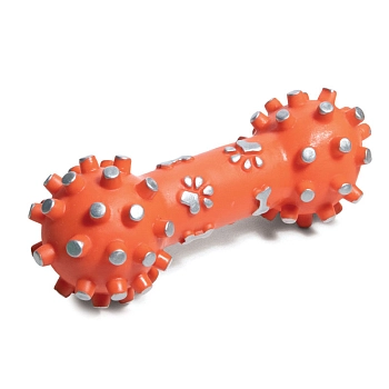 Triol игрушка из винила "Гантель с шипами" для собак