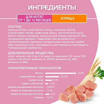 Purina One корм для котят