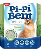 Pi-Pi-Bent DeLuxe "Свежая Трава" наполнитель минеральный комкующийся